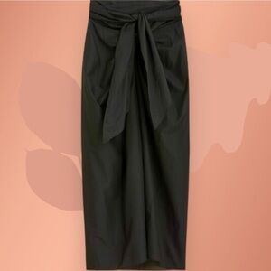 J. Crew Women’s Convertible Beach Sarong in Cotton Voile in Black Size XS